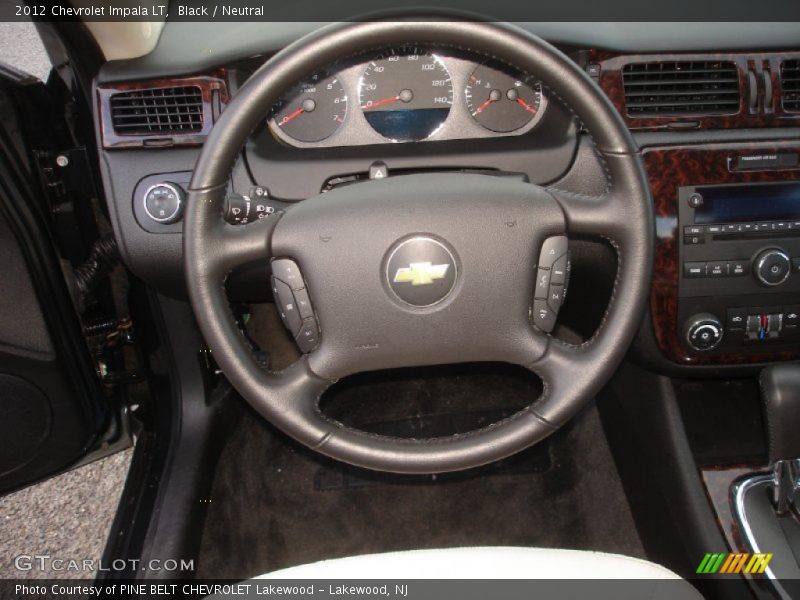 Black / Neutral 2012 Chevrolet Impala LT