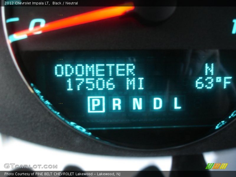 Black / Neutral 2012 Chevrolet Impala LT