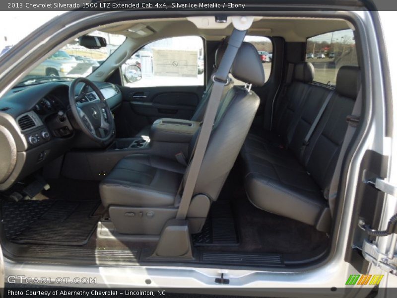 Silver Ice Metallic / Ebony 2013 Chevrolet Silverado 1500 LTZ Extended Cab 4x4