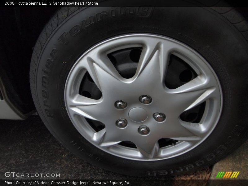 Silver Shadow Pearl / Stone 2008 Toyota Sienna LE