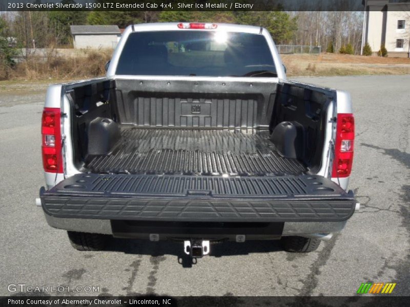 Silver Ice Metallic / Ebony 2013 Chevrolet Silverado 1500 LTZ Extended Cab 4x4