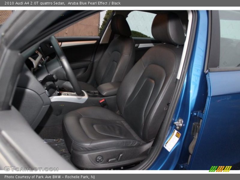 Aruba Blue Pearl Effect / Black 2010 Audi A4 2.0T quattro Sedan