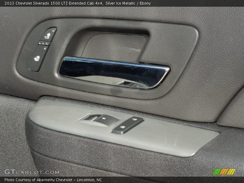 Silver Ice Metallic / Ebony 2013 Chevrolet Silverado 1500 LTZ Extended Cab 4x4