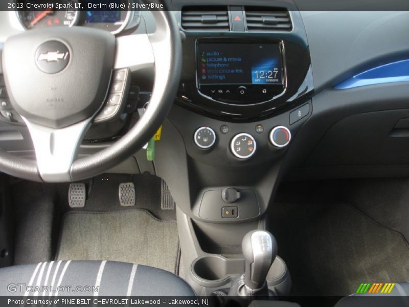 Denim (Blue) / Silver/Blue 2013 Chevrolet Spark LT
