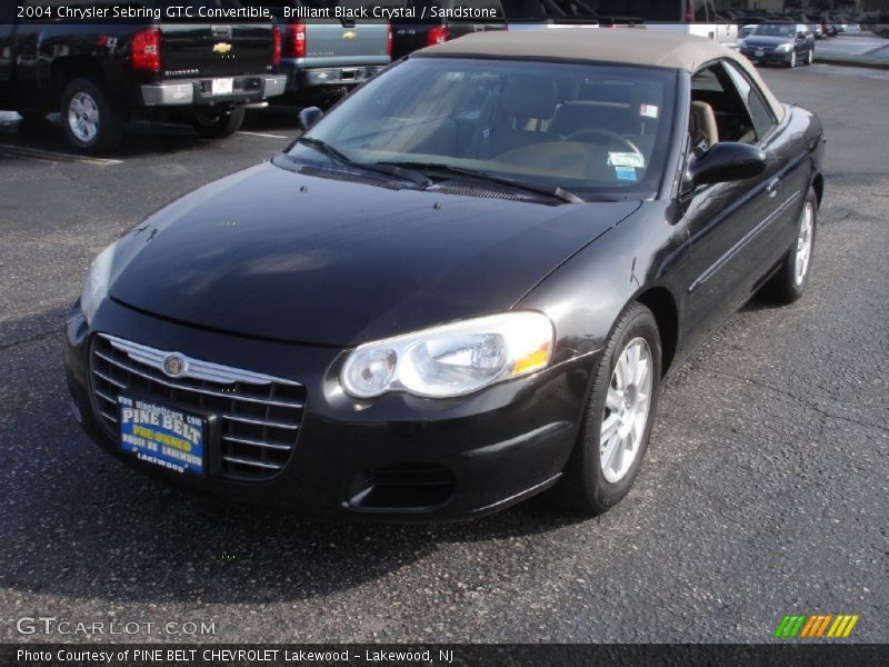 Brilliant Black Crystal / Sandstone 2004 Chrysler Sebring GTC Convertible