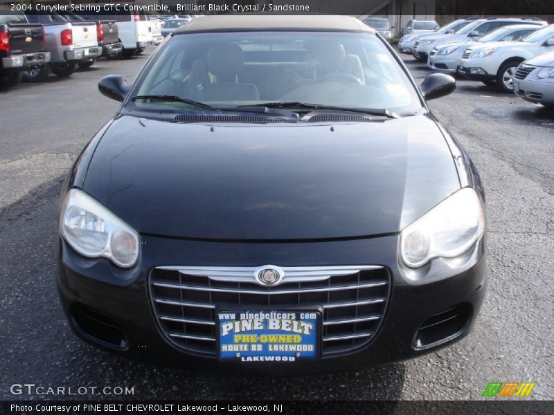 Brilliant Black Crystal / Sandstone 2004 Chrysler Sebring GTC Convertible