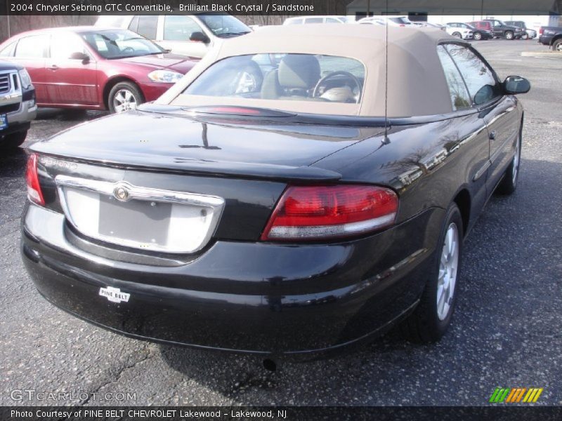 Brilliant Black Crystal / Sandstone 2004 Chrysler Sebring GTC Convertible