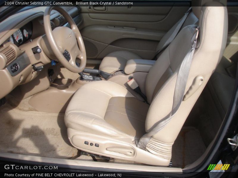 Brilliant Black Crystal / Sandstone 2004 Chrysler Sebring GTC Convertible