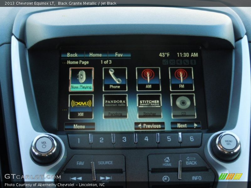 Black Granite Metallic / Jet Black 2013 Chevrolet Equinox LT