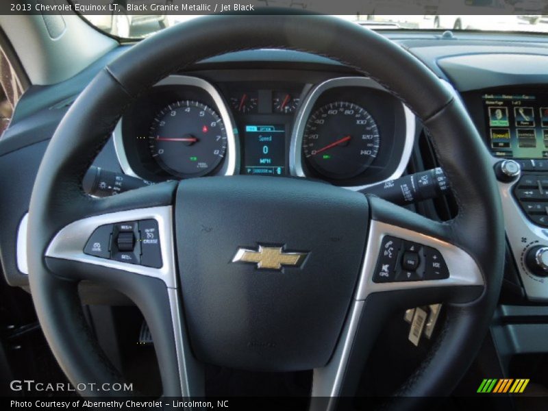 Black Granite Metallic / Jet Black 2013 Chevrolet Equinox LT