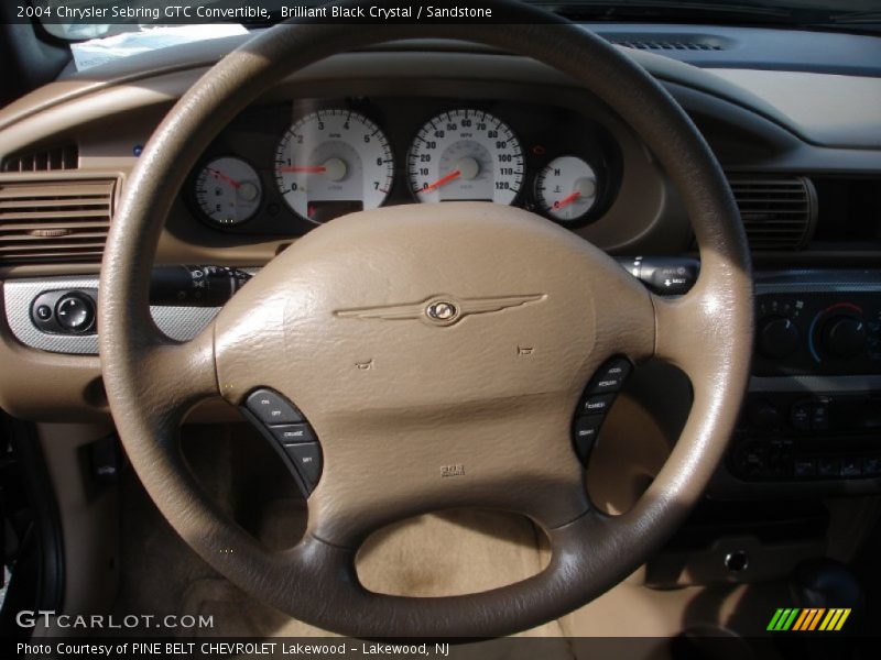 Brilliant Black Crystal / Sandstone 2004 Chrysler Sebring GTC Convertible