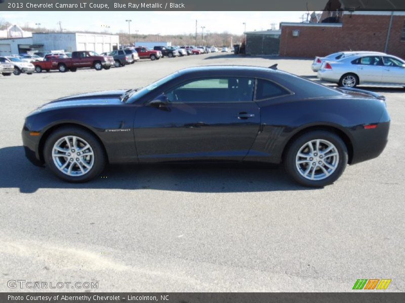 Blue Ray Metallic / Black 2013 Chevrolet Camaro LT Coupe