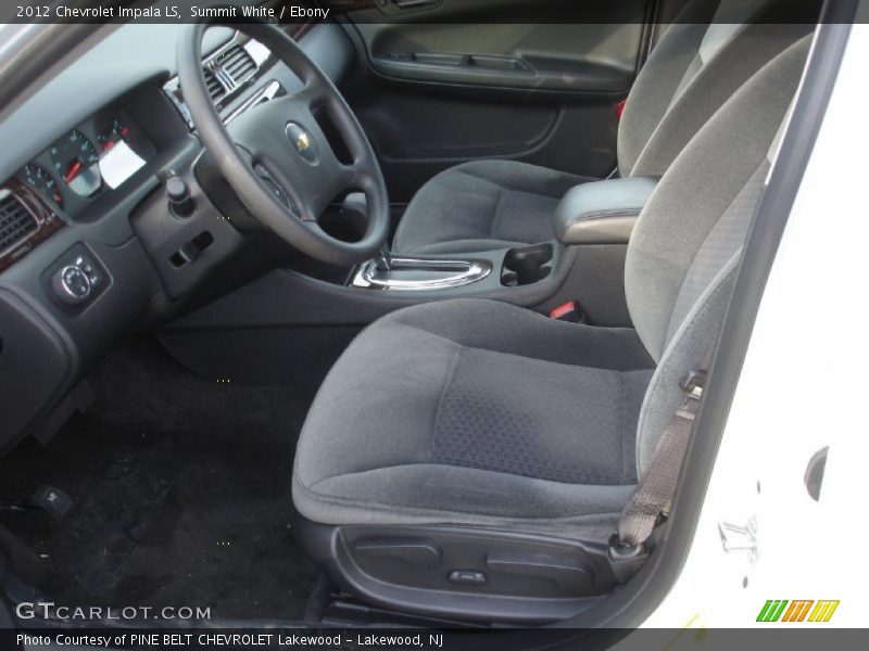 Summit White / Ebony 2012 Chevrolet Impala LS