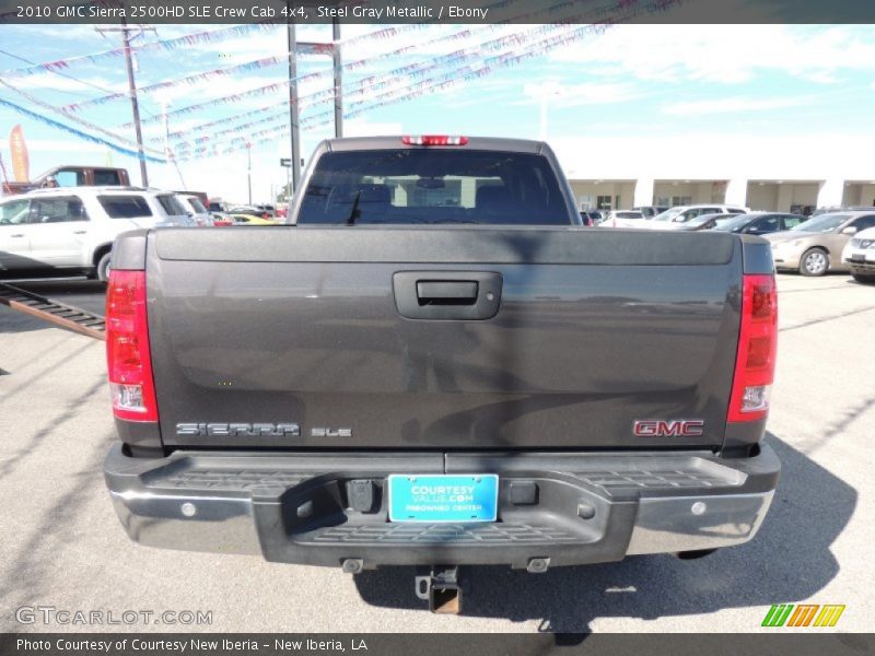 Steel Gray Metallic / Ebony 2010 GMC Sierra 2500HD SLE Crew Cab 4x4