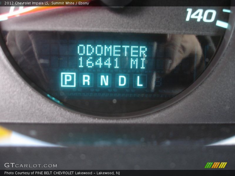 Summit White / Ebony 2012 Chevrolet Impala LS