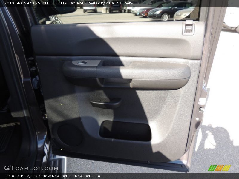 Steel Gray Metallic / Ebony 2010 GMC Sierra 2500HD SLE Crew Cab 4x4
