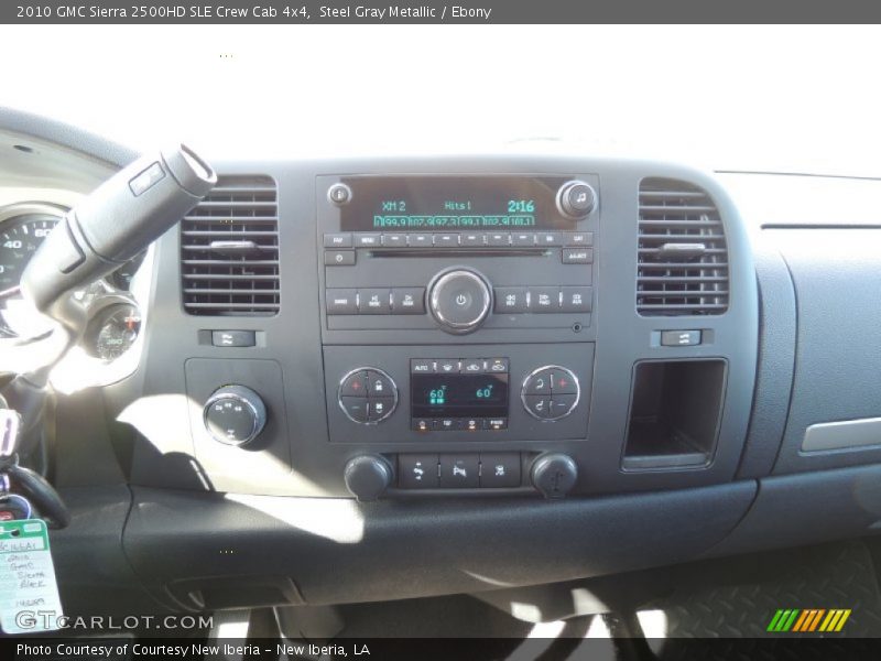 Steel Gray Metallic / Ebony 2010 GMC Sierra 2500HD SLE Crew Cab 4x4