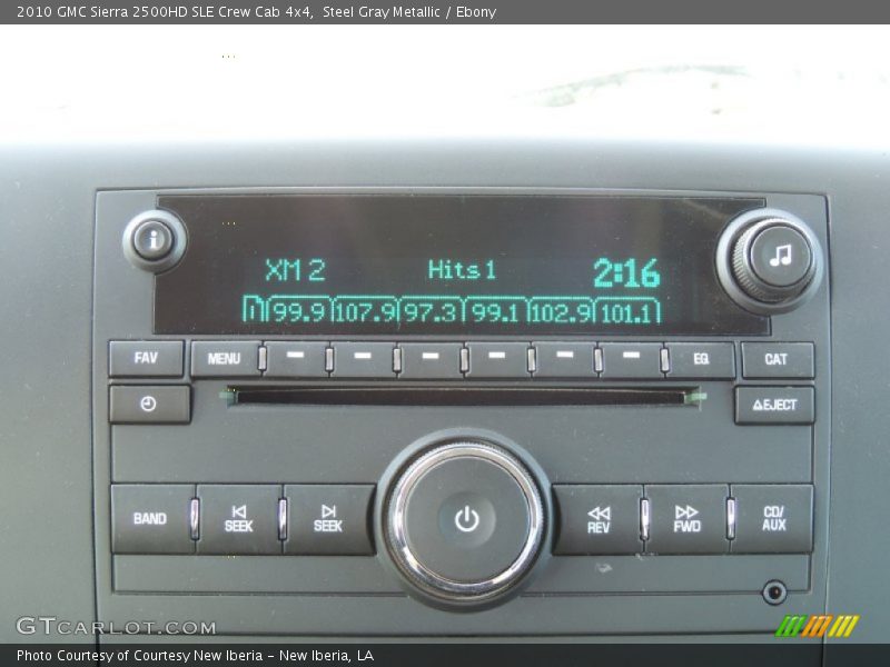 Steel Gray Metallic / Ebony 2010 GMC Sierra 2500HD SLE Crew Cab 4x4