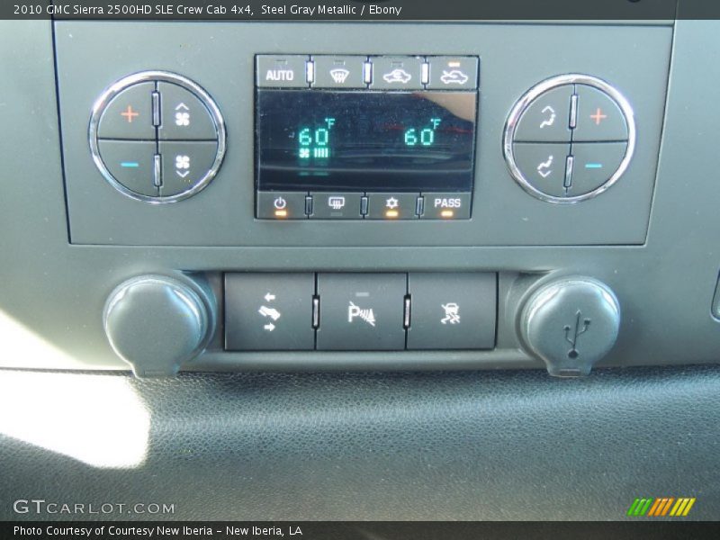Steel Gray Metallic / Ebony 2010 GMC Sierra 2500HD SLE Crew Cab 4x4