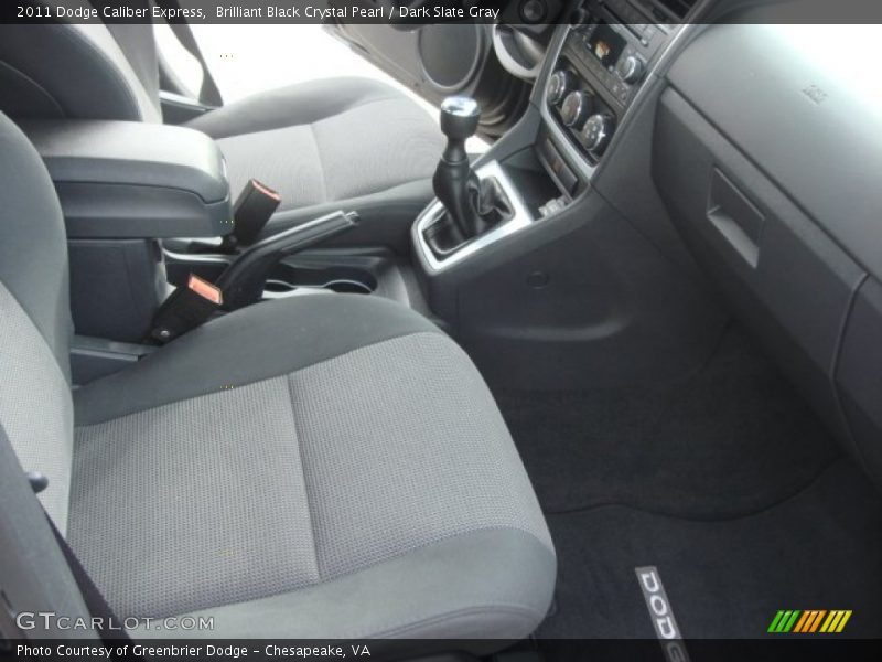 Brilliant Black Crystal Pearl / Dark Slate Gray 2011 Dodge Caliber Express