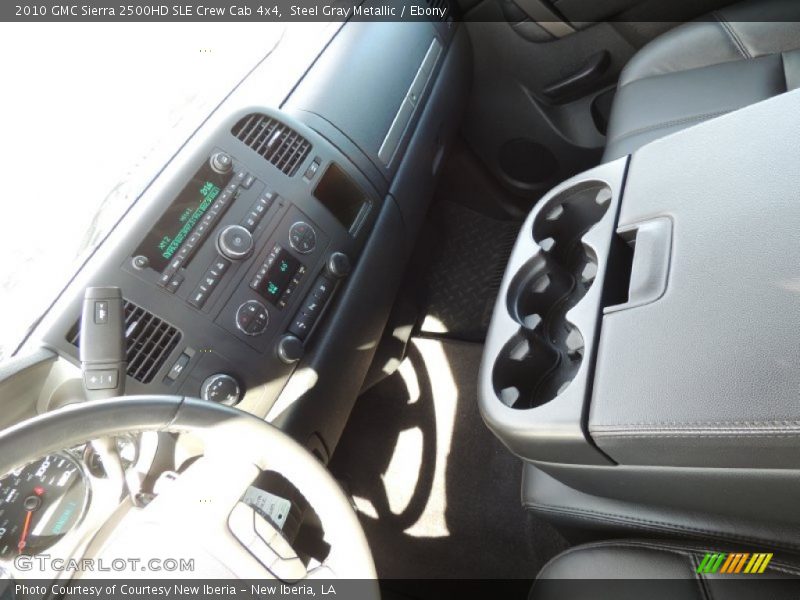 Steel Gray Metallic / Ebony 2010 GMC Sierra 2500HD SLE Crew Cab 4x4