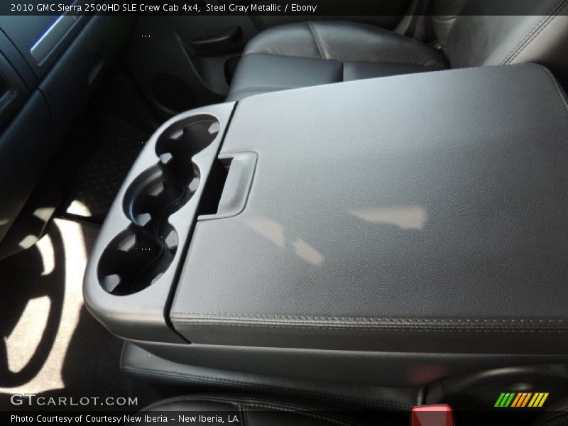 Steel Gray Metallic / Ebony 2010 GMC Sierra 2500HD SLE Crew Cab 4x4