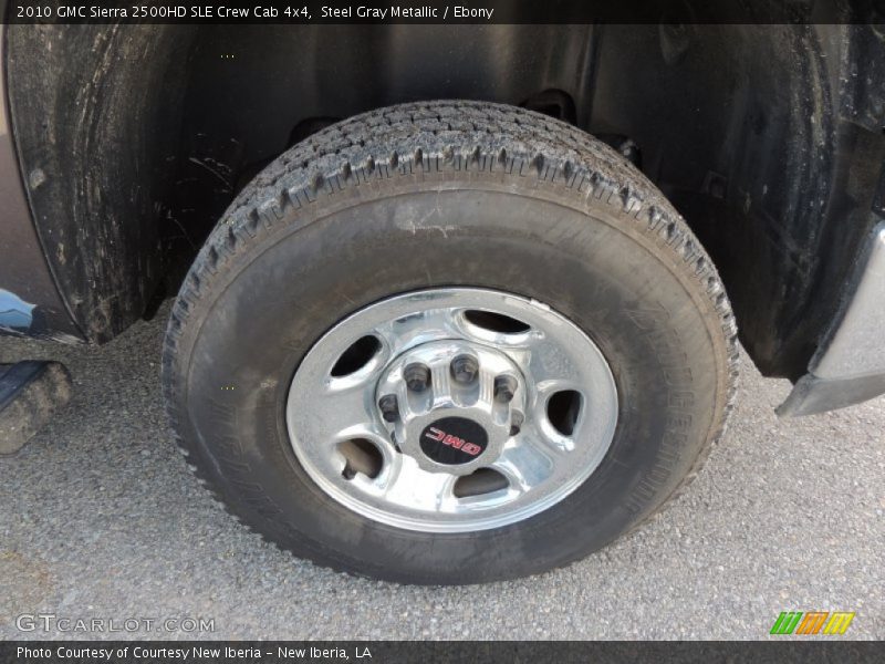 Steel Gray Metallic / Ebony 2010 GMC Sierra 2500HD SLE Crew Cab 4x4