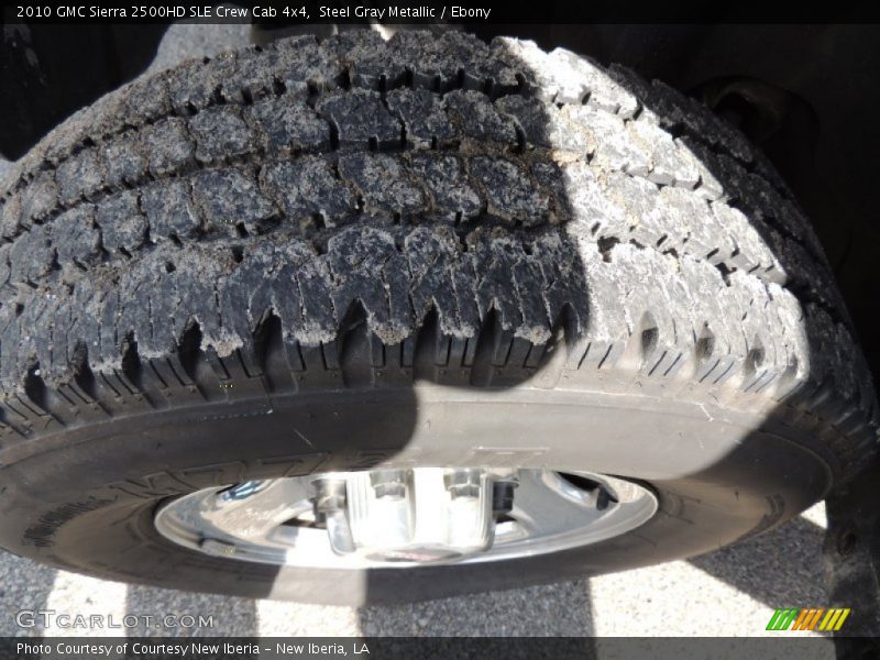 Steel Gray Metallic / Ebony 2010 GMC Sierra 2500HD SLE Crew Cab 4x4