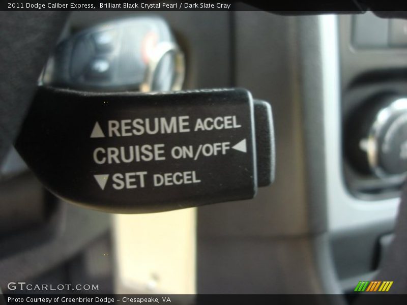 Brilliant Black Crystal Pearl / Dark Slate Gray 2011 Dodge Caliber Express