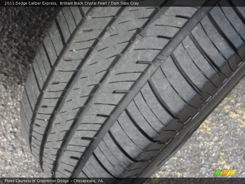 Brilliant Black Crystal Pearl / Dark Slate Gray 2011 Dodge Caliber Express