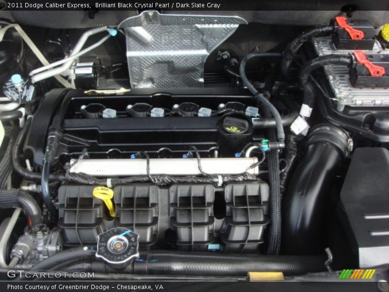 Brilliant Black Crystal Pearl / Dark Slate Gray 2011 Dodge Caliber Express