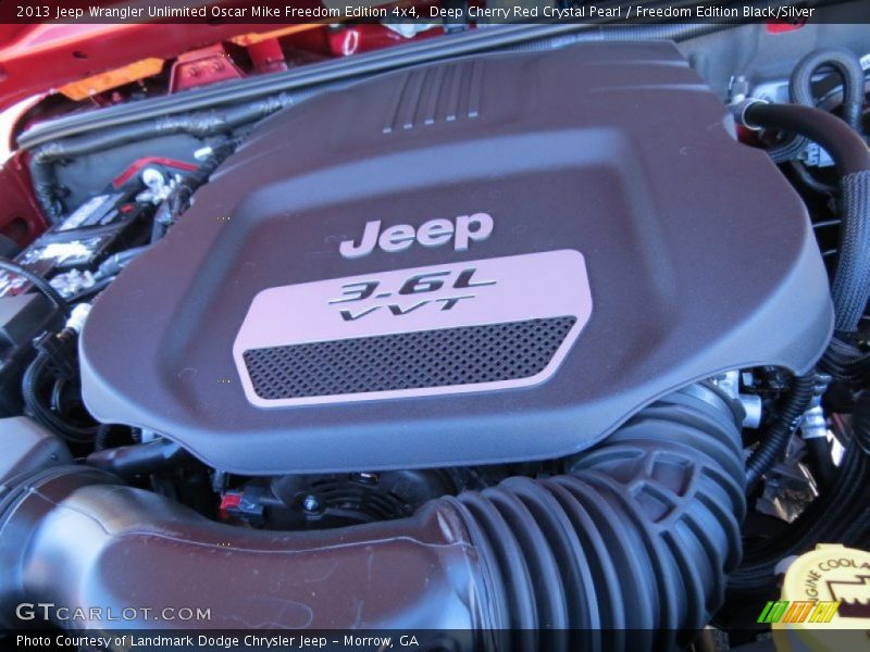  2013 Wrangler Unlimited Oscar Mike Freedom Edition 4x4 Engine - 3.6 Liter DOHC 24-Valve VVT Pentastar V6