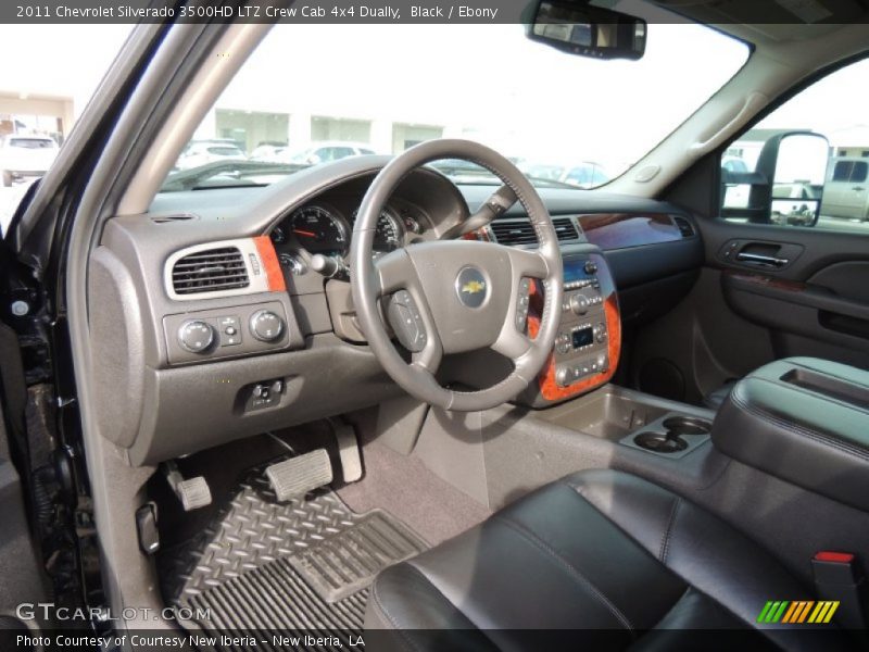 Black / Ebony 2011 Chevrolet Silverado 3500HD LTZ Crew Cab 4x4 Dually