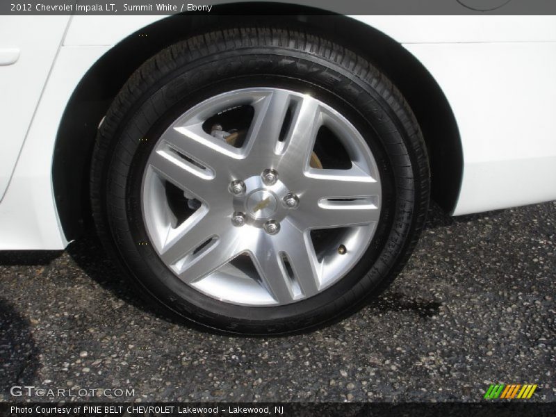 Summit White / Ebony 2012 Chevrolet Impala LT