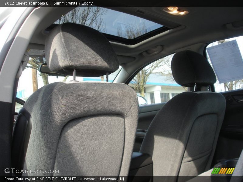 Summit White / Ebony 2012 Chevrolet Impala LT