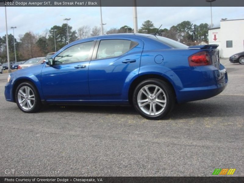  2012 Avenger SXT Blue Streak Pearl