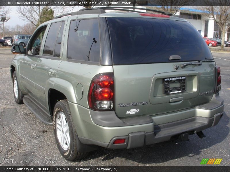 Silver Green Metallic / Medium Pewter 2003 Chevrolet TrailBlazer LTZ 4x4
