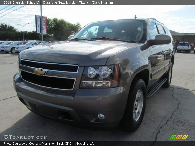 Graystone Metallic / Light Titanium/Dark Titanium 2012 Chevrolet Tahoe LT