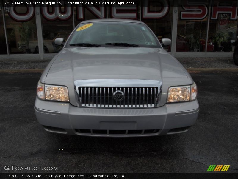 Silver Birch Metallic / Medium Light Stone 2007 Mercury Grand Marquis GS