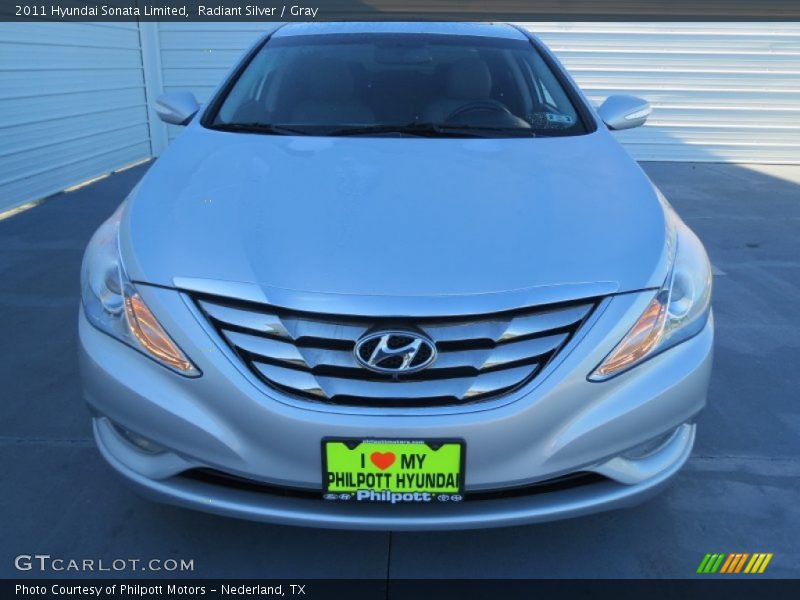Radiant Silver / Gray 2011 Hyundai Sonata Limited