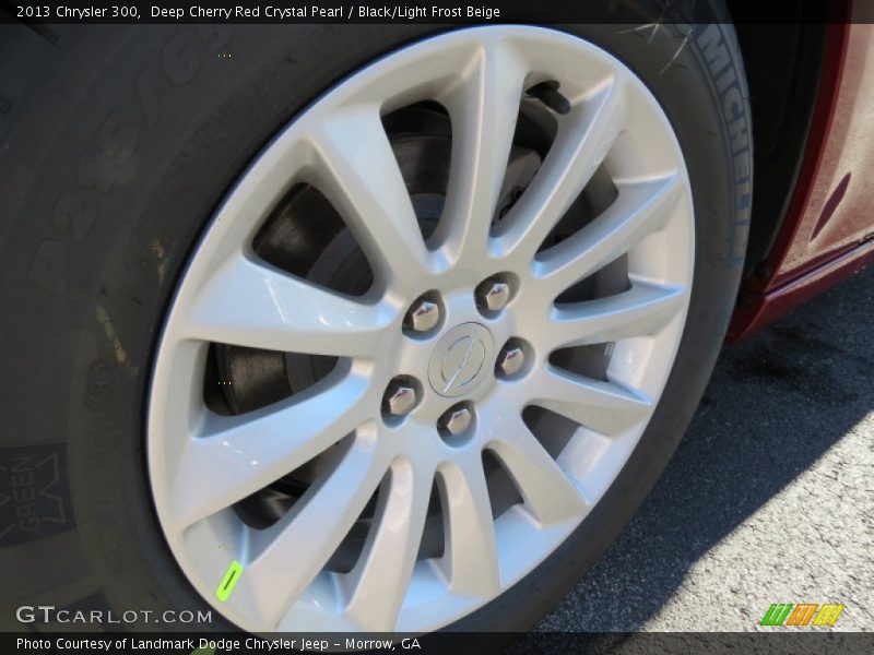 Deep Cherry Red Crystal Pearl / Black/Light Frost Beige 2013 Chrysler 300