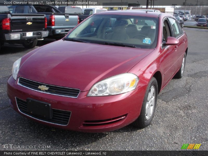 Sport Red Metallic / Neutral Beige 2006 Chevrolet Impala LT