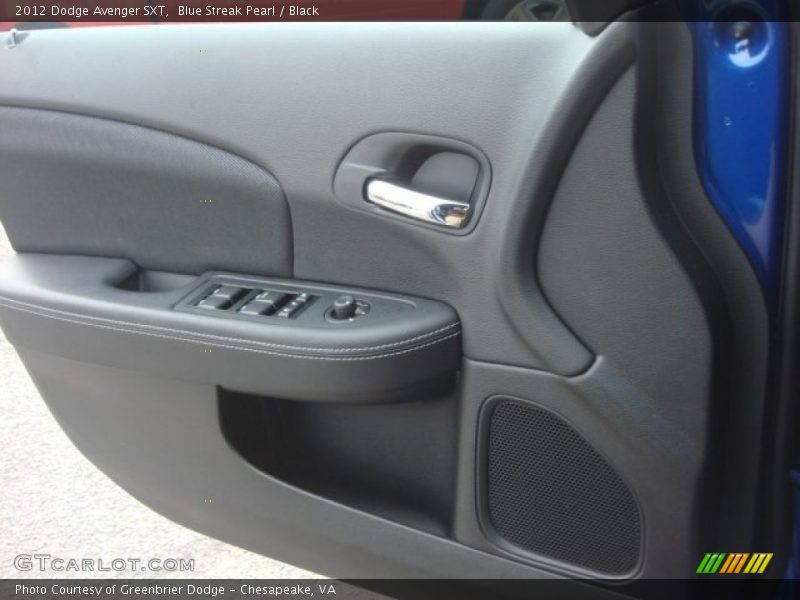 Blue Streak Pearl / Black 2012 Dodge Avenger SXT