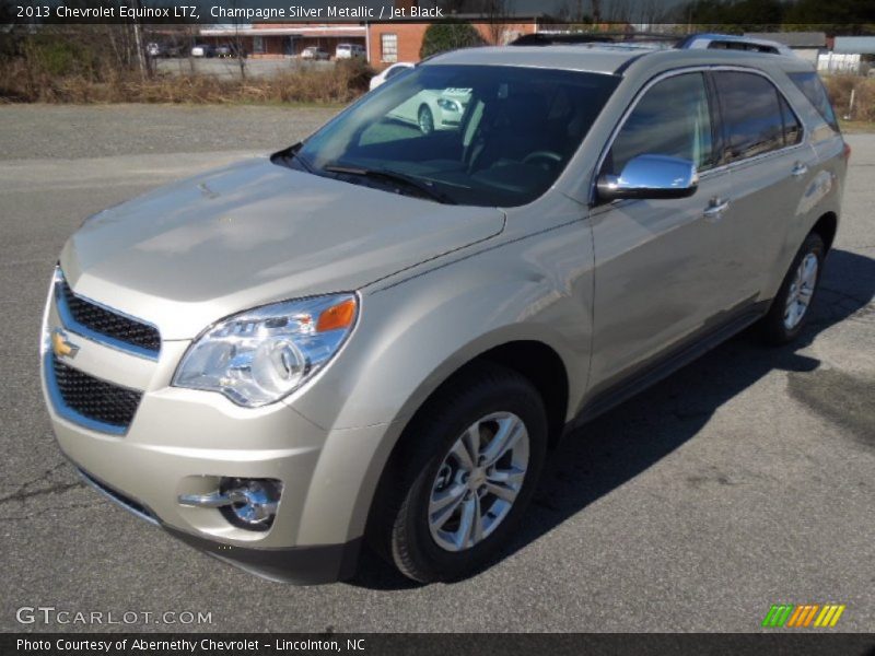 Champagne Silver Metallic / Jet Black 2013 Chevrolet Equinox LTZ