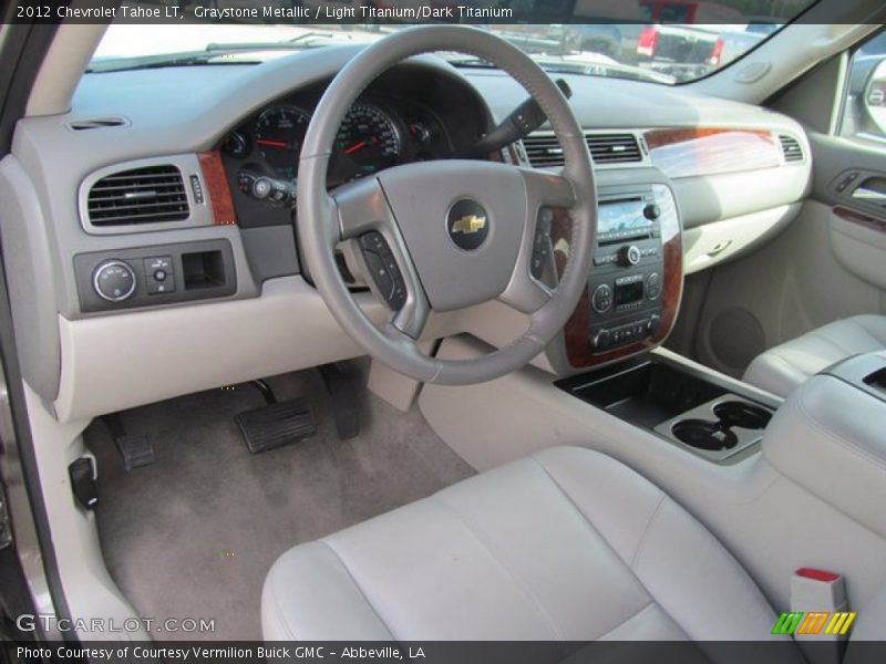 Graystone Metallic / Light Titanium/Dark Titanium 2012 Chevrolet Tahoe LT