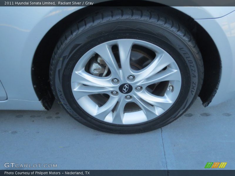 Radiant Silver / Gray 2011 Hyundai Sonata Limited
