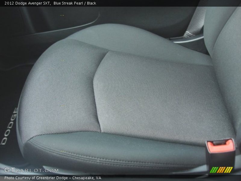 Blue Streak Pearl / Black 2012 Dodge Avenger SXT
