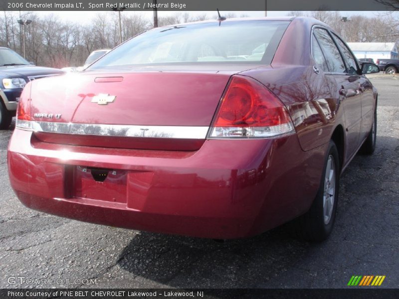 Sport Red Metallic / Neutral Beige 2006 Chevrolet Impala LT