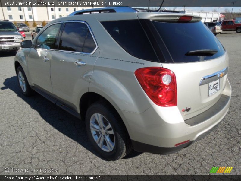Champagne Silver Metallic / Jet Black 2013 Chevrolet Equinox LTZ