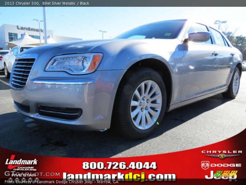 Billet Silver Metallic / Black 2013 Chrysler 300